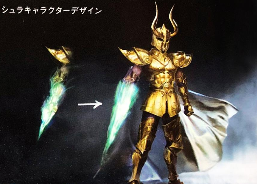 这次的真人版黄金圣衣的造型和设计,目前人设就俩,一个是摩羯座的修罗