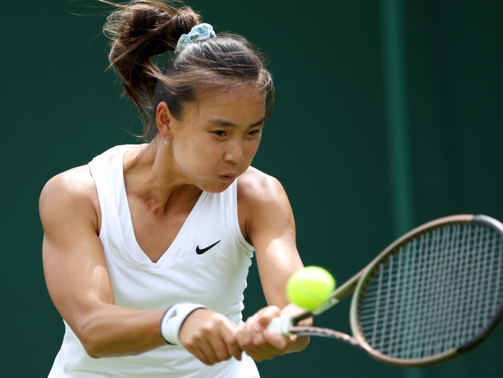 体育网球温网袁悦止步女单首轮