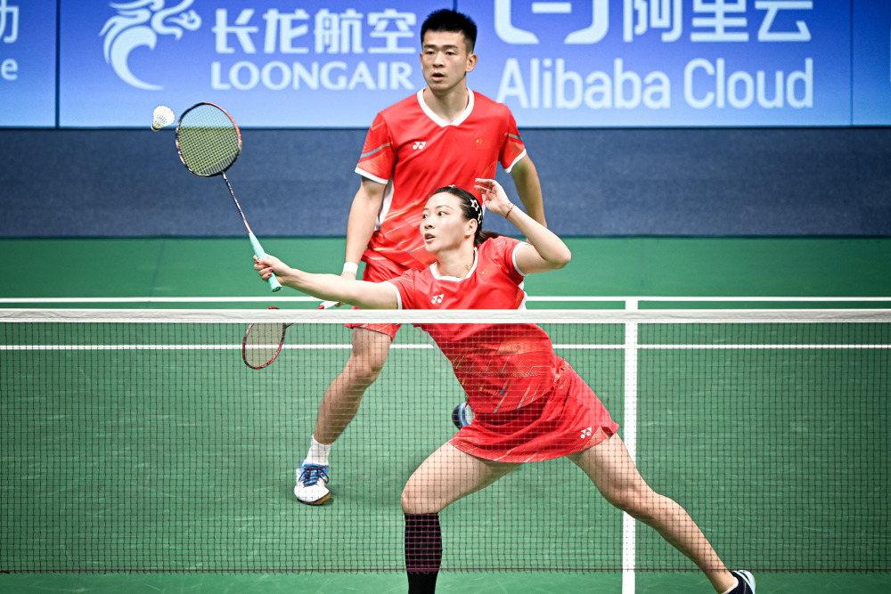 羽毛球郑思维黄雅琼夺得混双冠军2