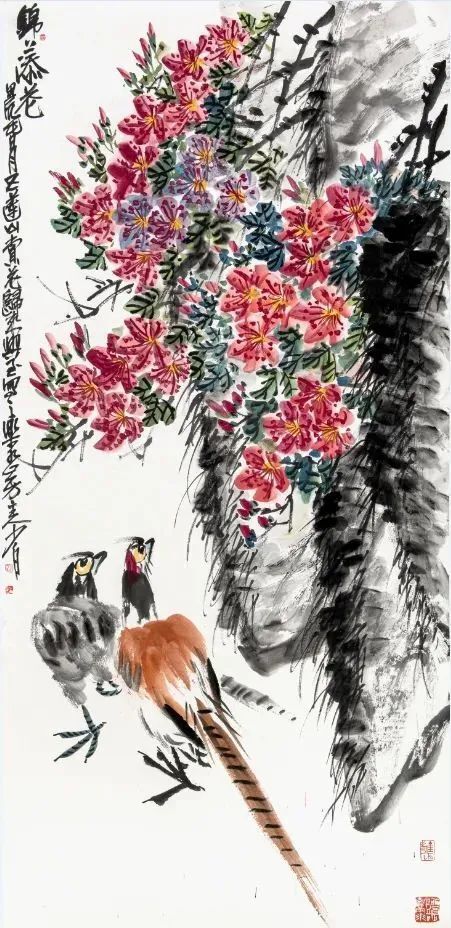 《锦上添花》刘少白《春风满庭》贾舒涵《五莲山对唔》王世奇《蓝槿映