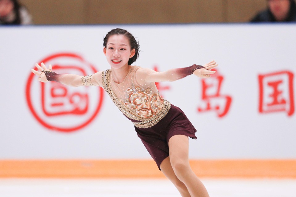 (体育)花样滑冰——全国冠军赛:女子单人滑自由滑赛况
