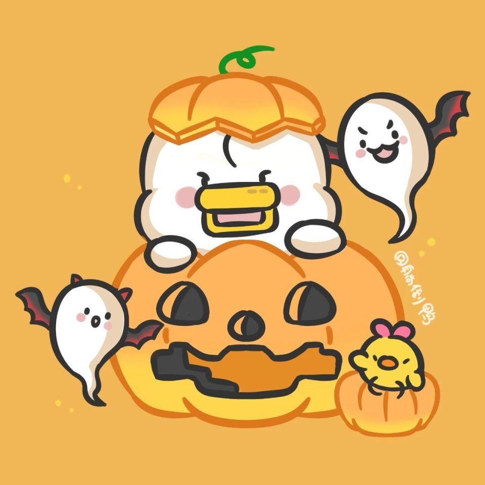 万圣节头像,你的可爱鬼来了!