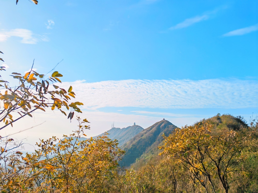 初冬太阳山