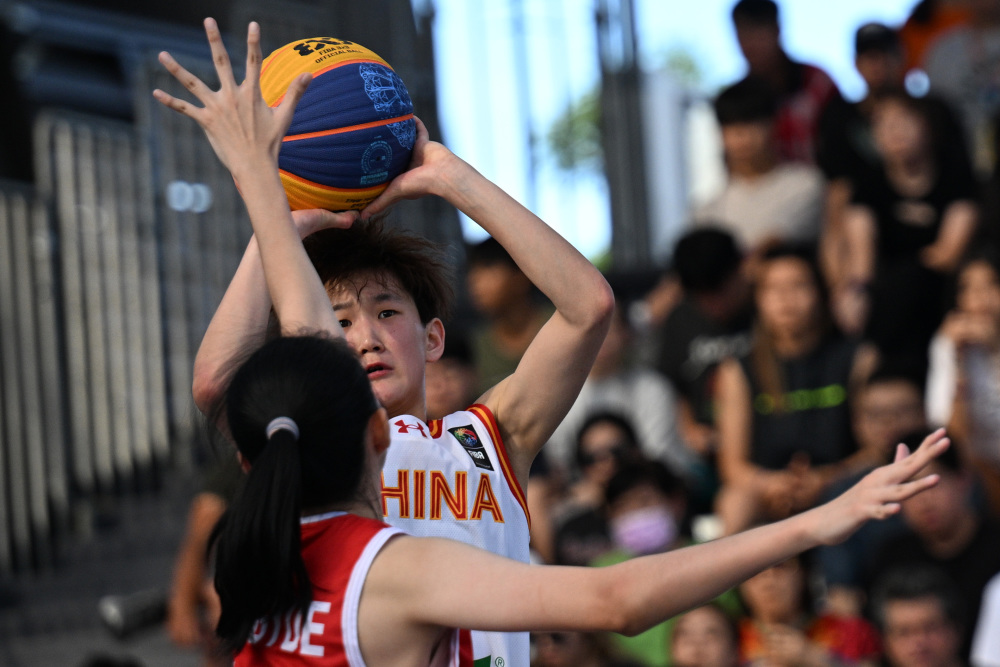 篮球三人篮球亚洲杯小组赛中国队胜新加坡队