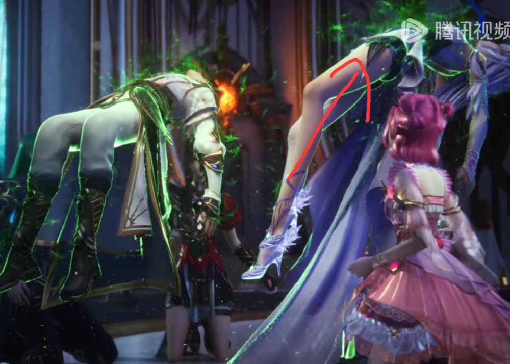 说圣采儿新造型没穿底裤了,其实王原原也偷偷换了黑丝,还有腿环加攻速