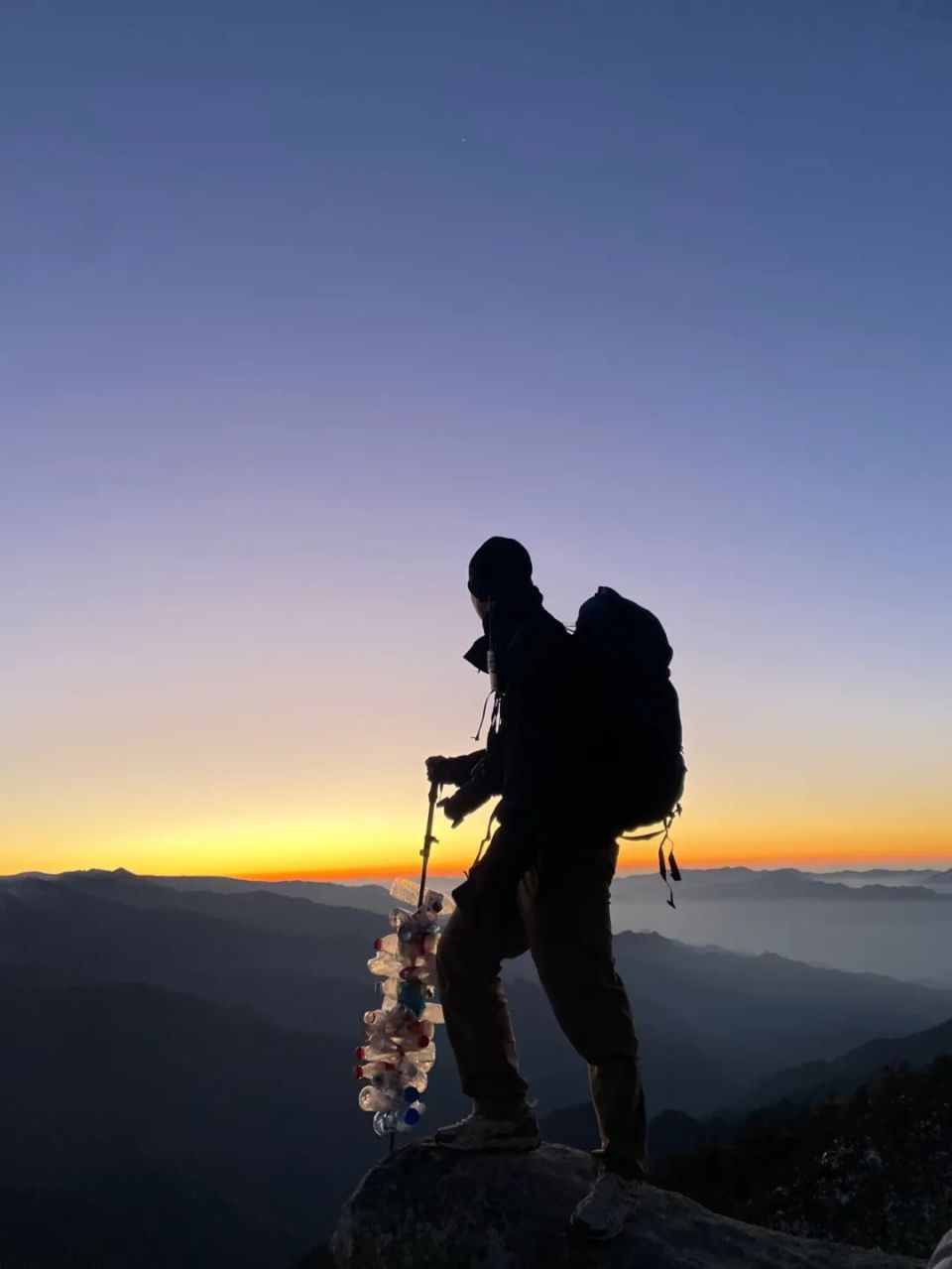 登山照片 意境图片