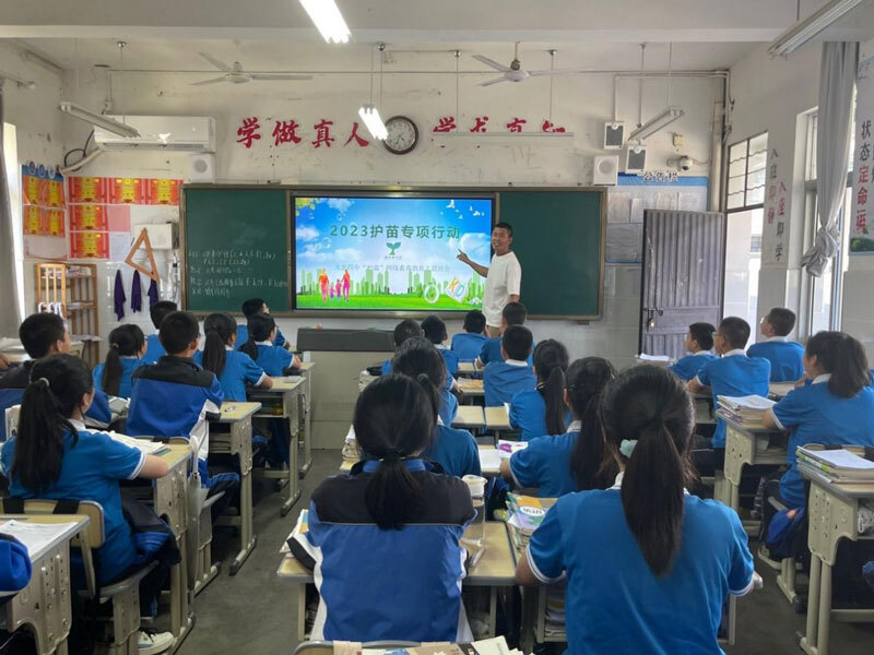 丽水龙泉绿书签进校园护苗伴成长