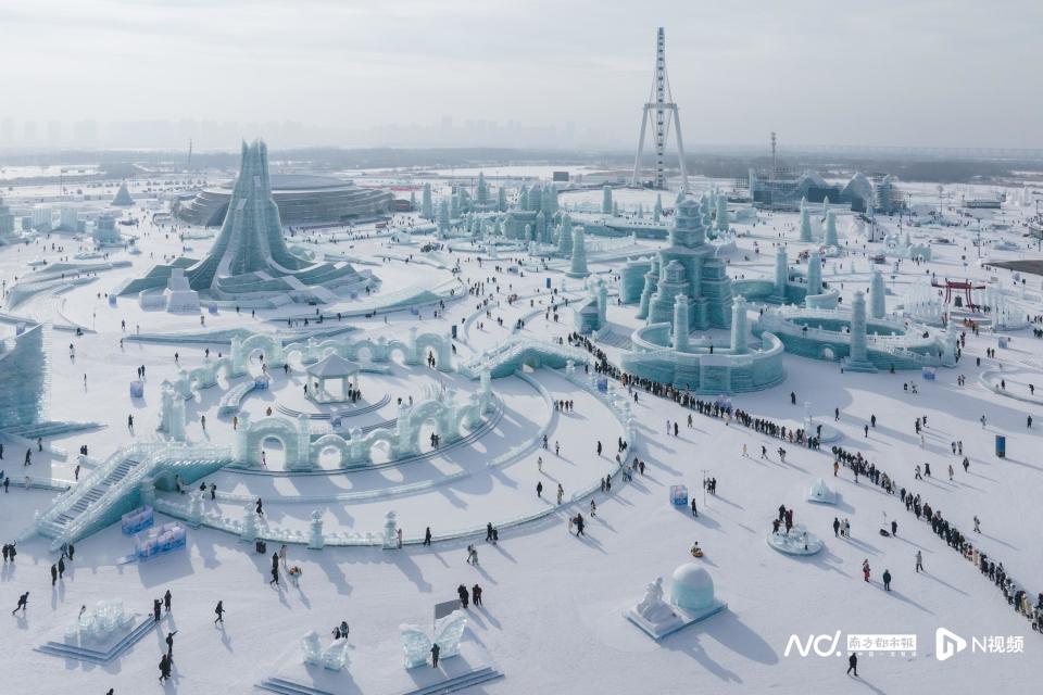 哈尔滨冰天雪地里继续火,南都给"小土豆"们存一组大片