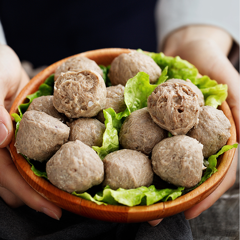 95.9%牛肉含量!144年中华老字号「正宗潮汕牛肉丸」,太太太好吃了!