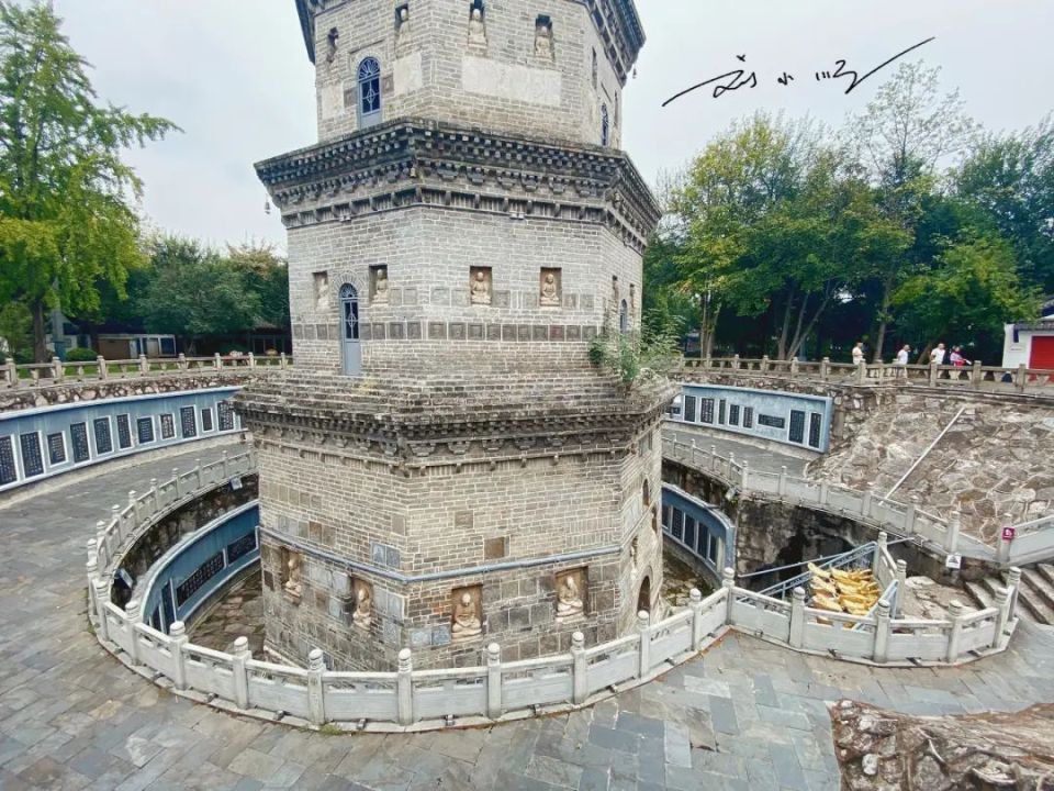湖北荆州的"怪塔",竟有7米在地下,却是全国重点文物保护单位_腾讯新闻