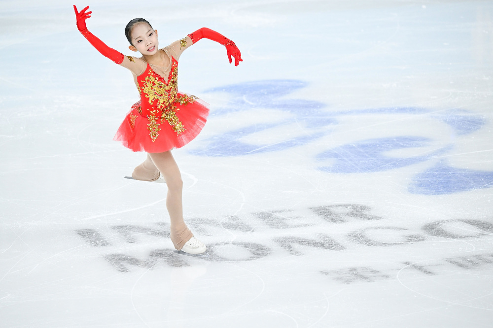 花样滑冰公开组团体赛女单自由滑赛况