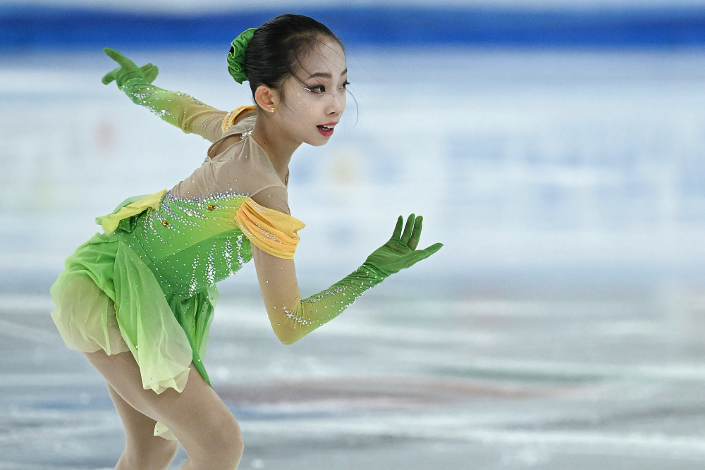花样滑冰公开组团体赛女单短节目赛况