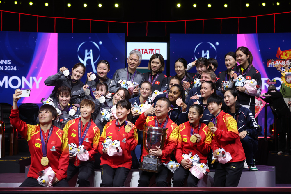 乒乓球女团决赛中国队夺冠8