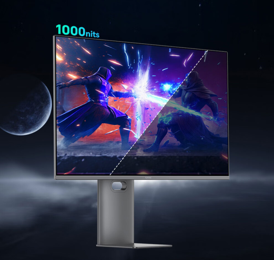 三星量子点oled面板 4k分辨率,还有240hz高刷,这显示器太顶了!