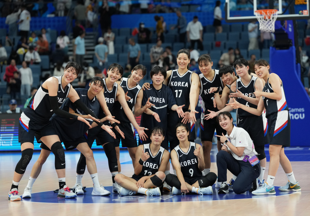 篮球——韩国队获得女子组铜牌_腾讯新闻
