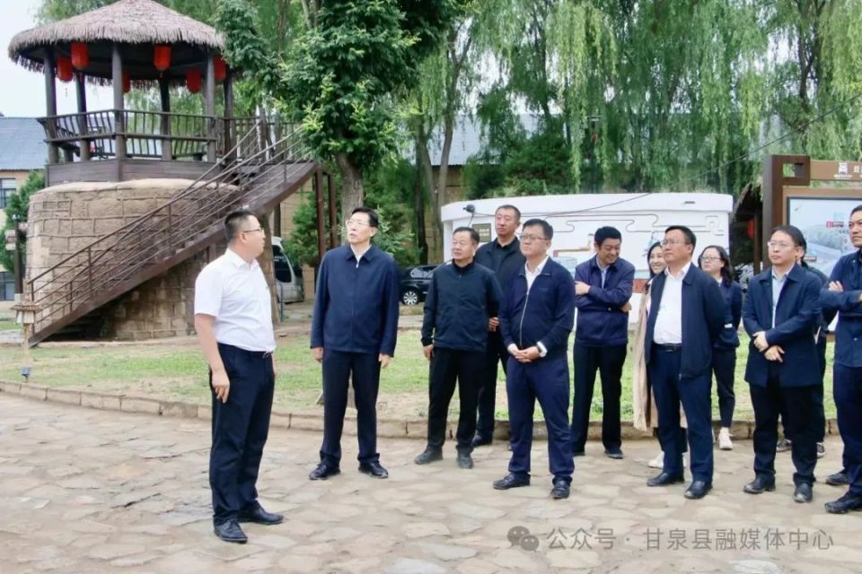 张继东对甘泉县在工业园区建设,项目建设和招商引资,文旅融合发展等