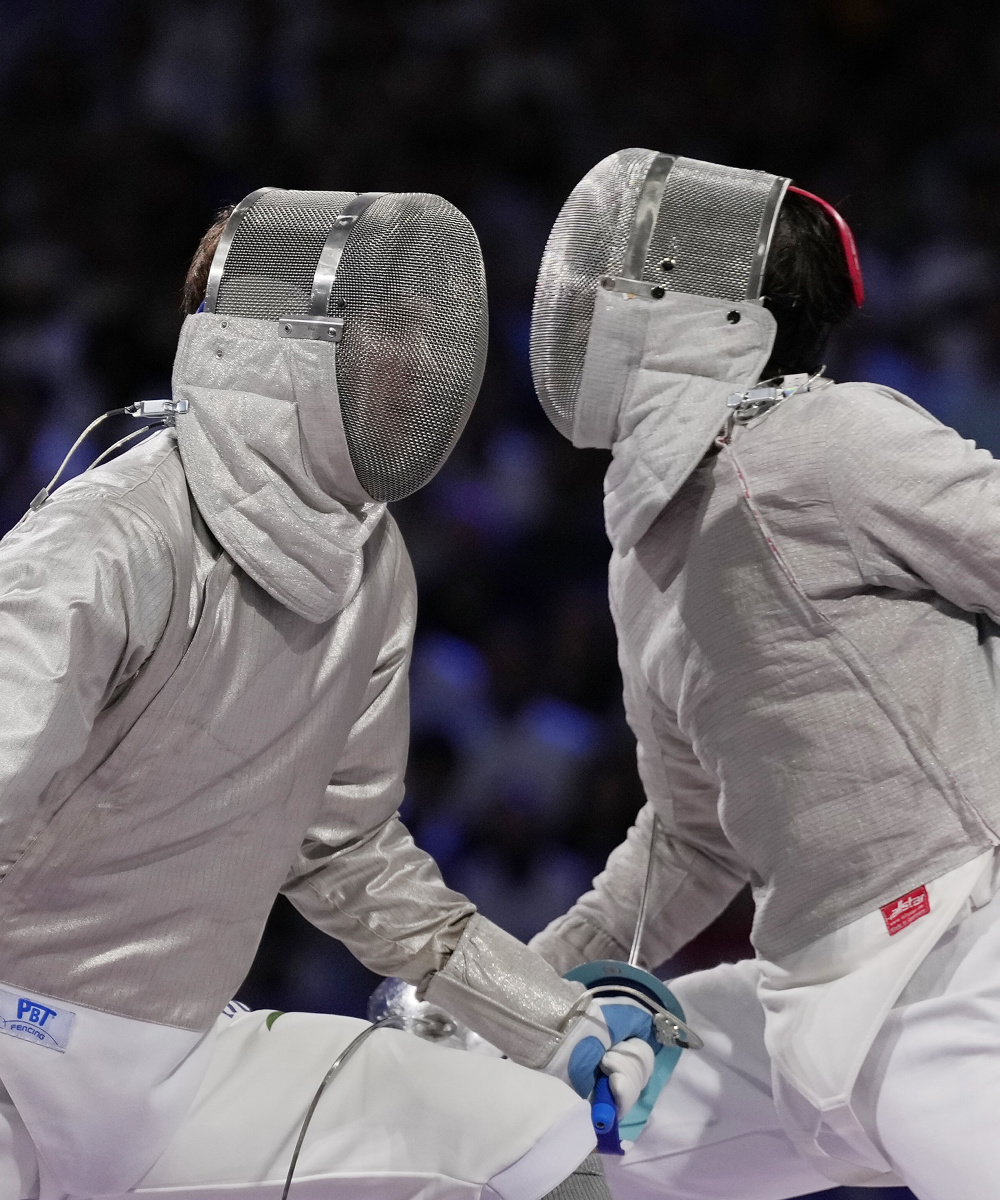 巴黎奥运会丨击剑——男子团体佩剑金牌赛:韩国队胜匈牙利队
