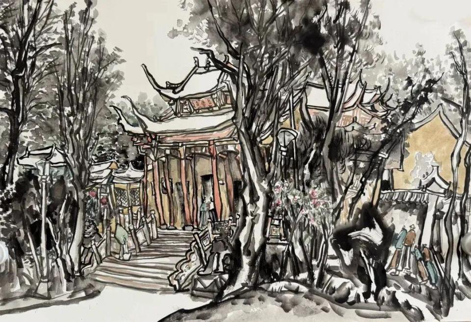 钱江源写生记-腾讯新闻