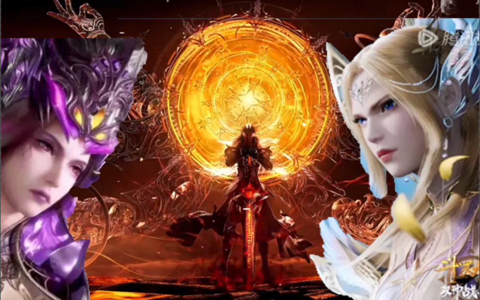 斗罗大陆小舞献祭唐三身穿修罗神装全面暴走斩杀罗刹神粉碎天使神