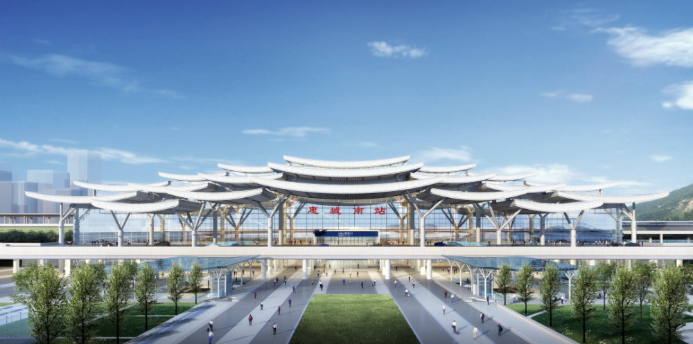 惠城南站是广汕铁路沿线新建站点中最大的一个站,也是惠州未来规划