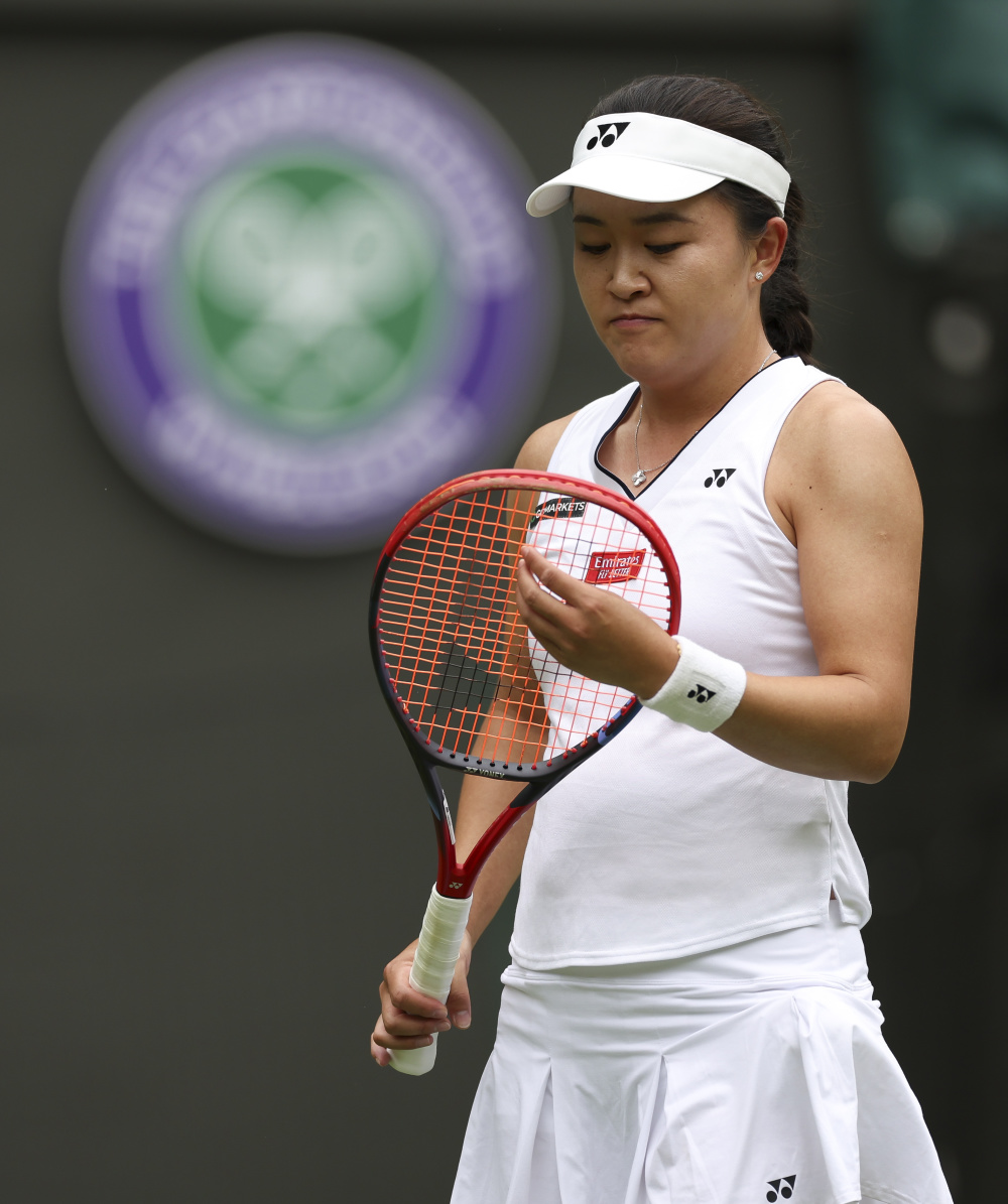 体育网球温网朱琳止步女单首轮2