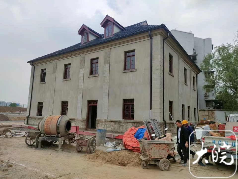 城市会客厅即将疗养完成蚌埠宝兴面粉厂阁楼修缮进入收尾阶段