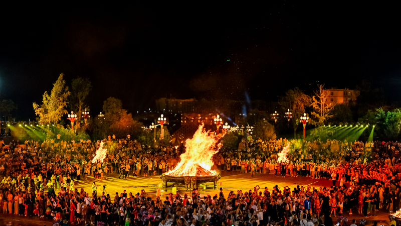 火把节是彝族群众重要的传统节日之一,被列入第一批国家级非物质文化