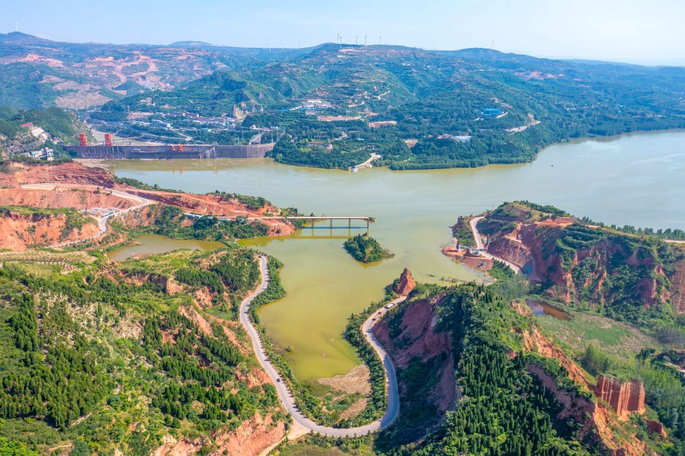 山西运城黄河岸畔美景如画