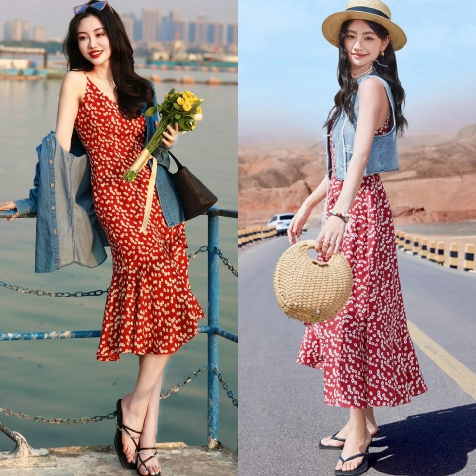 夏天怎么能少了"波点裙"?四种方法帮你穿出自信,还减龄又气质