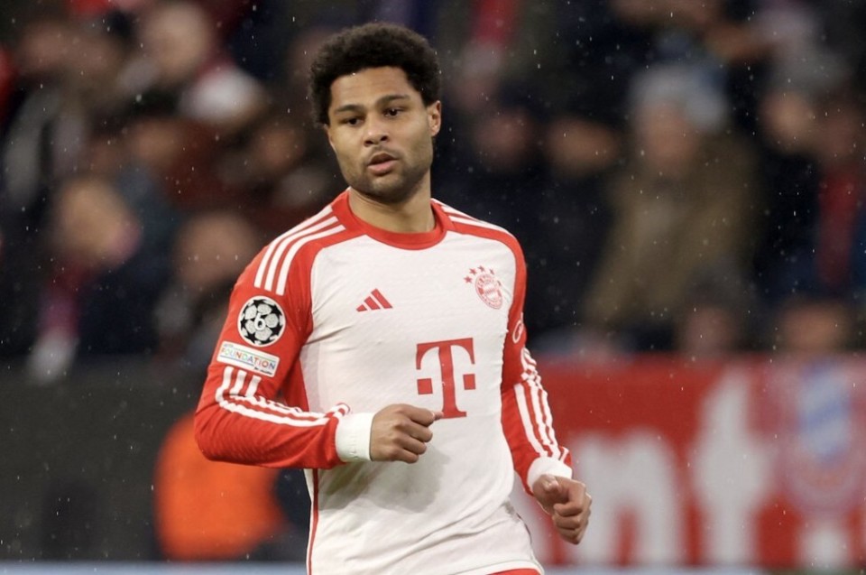 踢球者拜仁不排除今夏出售格纳布里的可能性