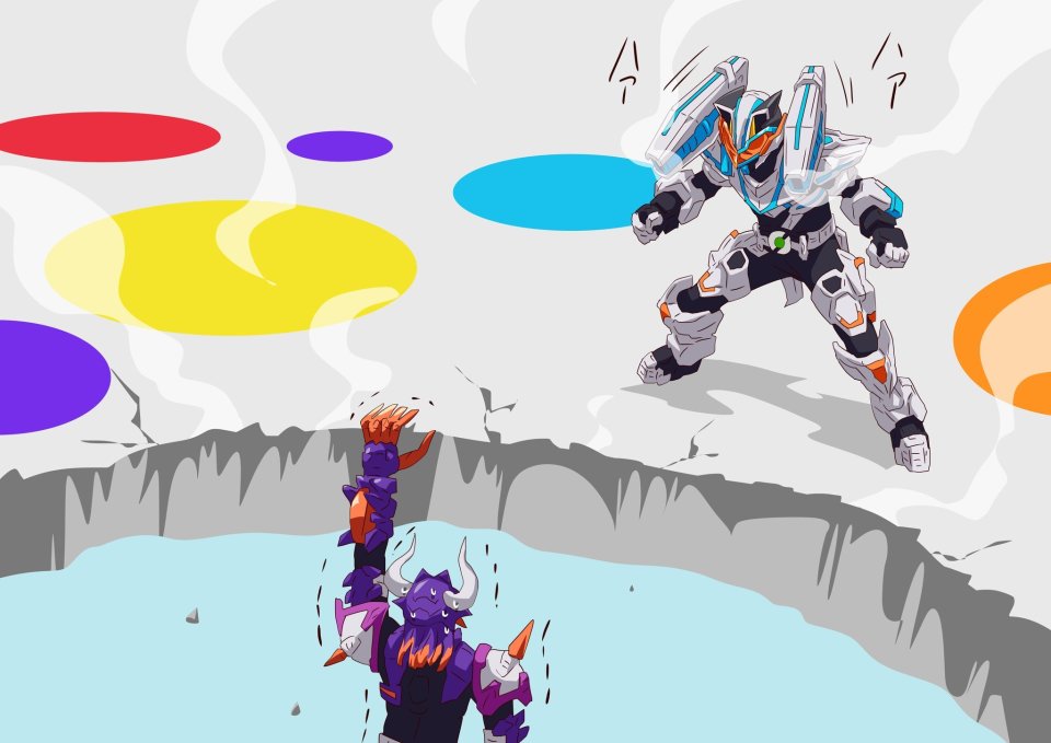 假面骑士极狐玩梗图 高强度迫害创世邪神 时王：你对力量一无所知