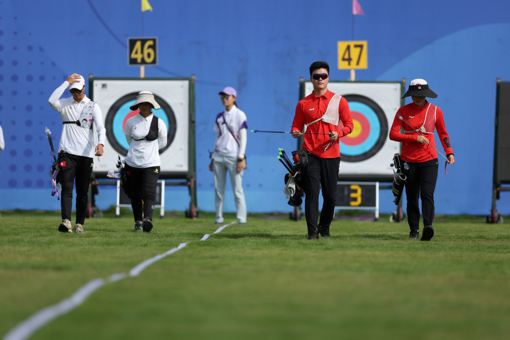 射箭——反曲弓混合团体:中国队晋级八强-腾讯新闻