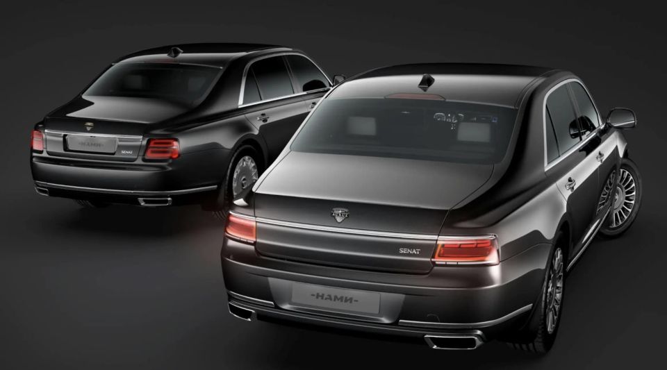 俄版红旗国礼?新aurus senat发布,大型轿车 内外更新