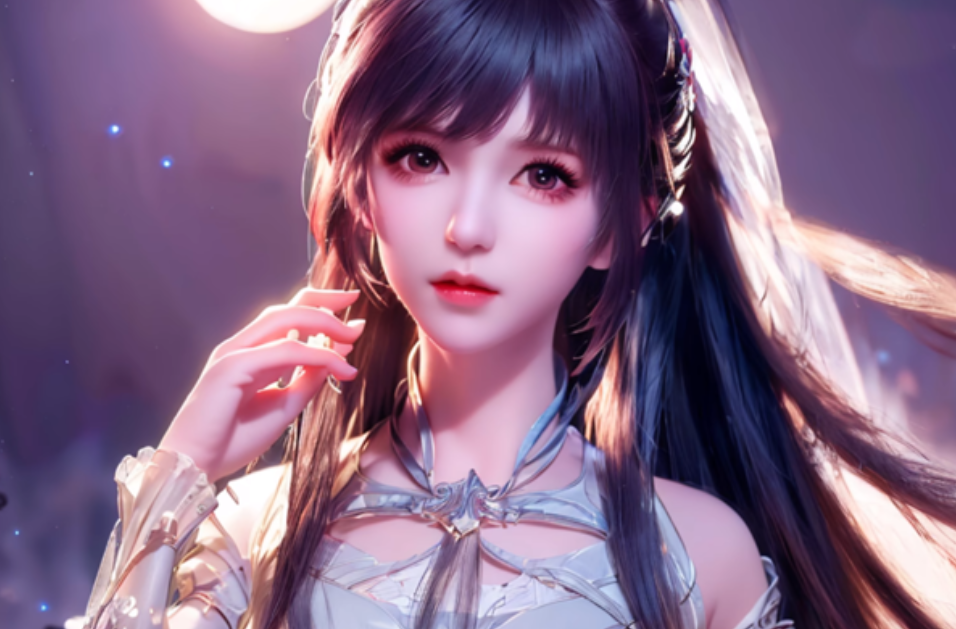 斗罗大陆:婚纱小舞绝美登场,白色蕾丝抹胸装加绝美头纱,形象气质太美