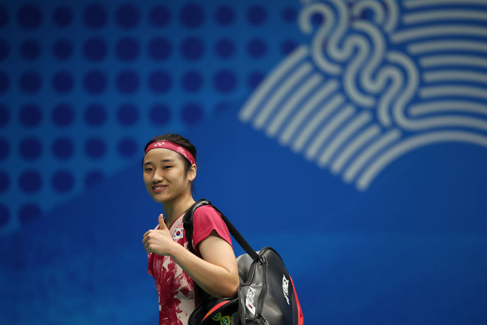 羽毛球——女子单打:韩国选手安洗莹晋级16强_腾讯新闻