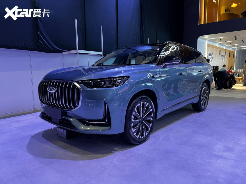 在2023上海国际车展开幕前夕,爱卡汽车前方报道团队在奇瑞展台拍摄到