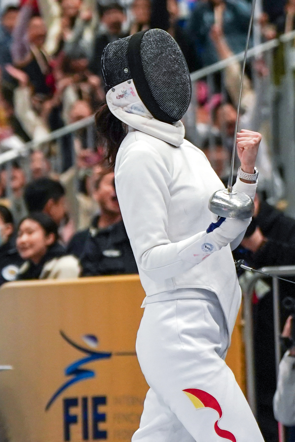 击剑女子重剑世界杯南京站团体赛中国队晋级半决赛