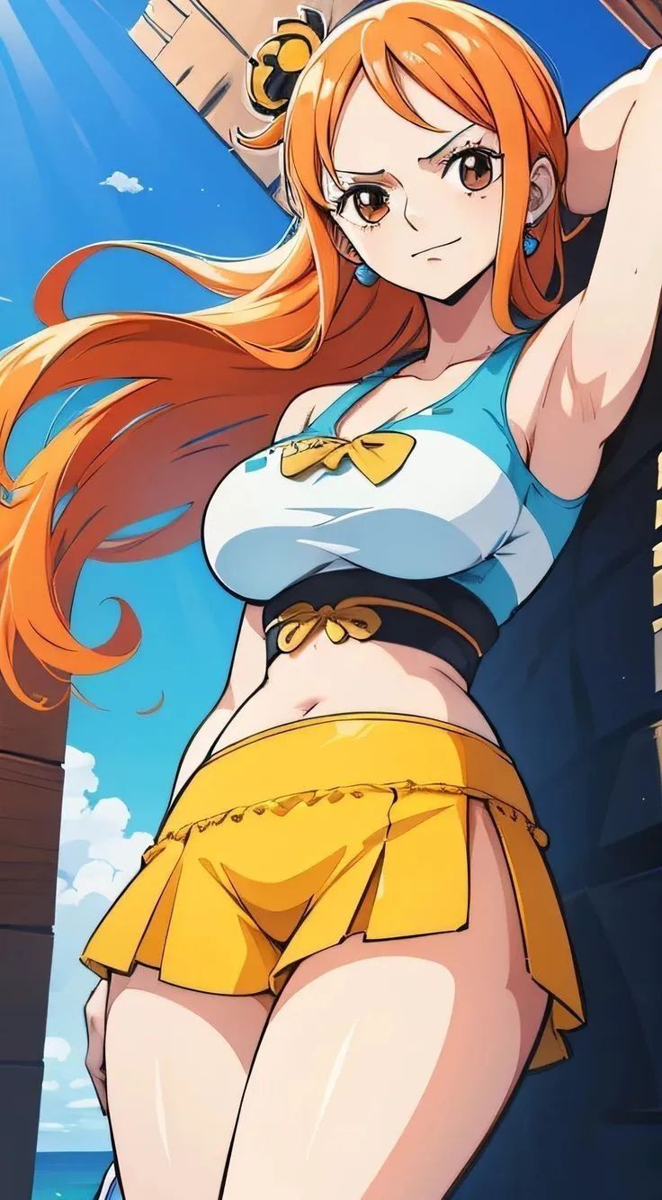 海贼王,泳装娜美,美丽性感大方