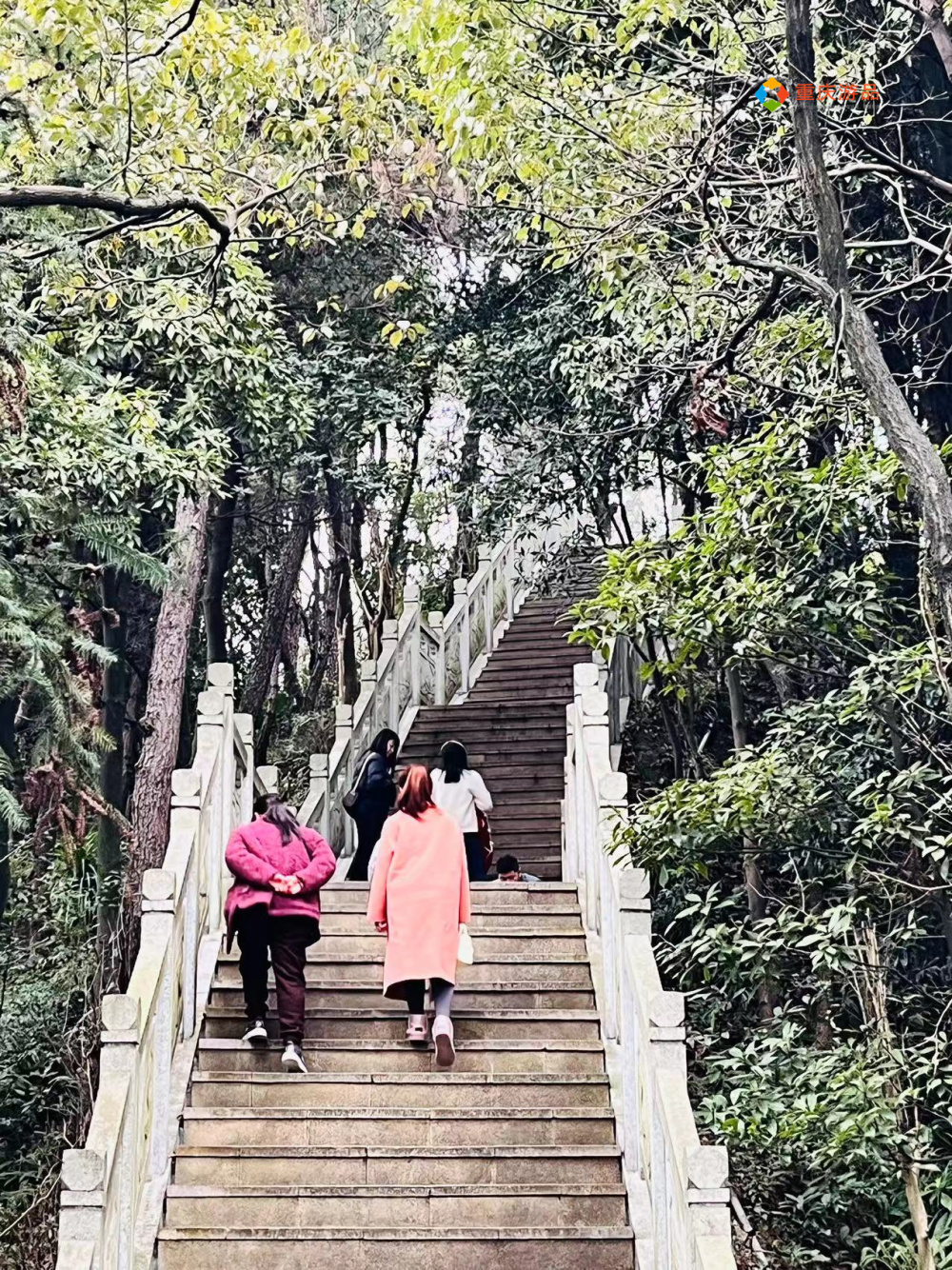 因为老君洞是依山而建,要想去到最高点的"老君顶"祈福,还要继续向上