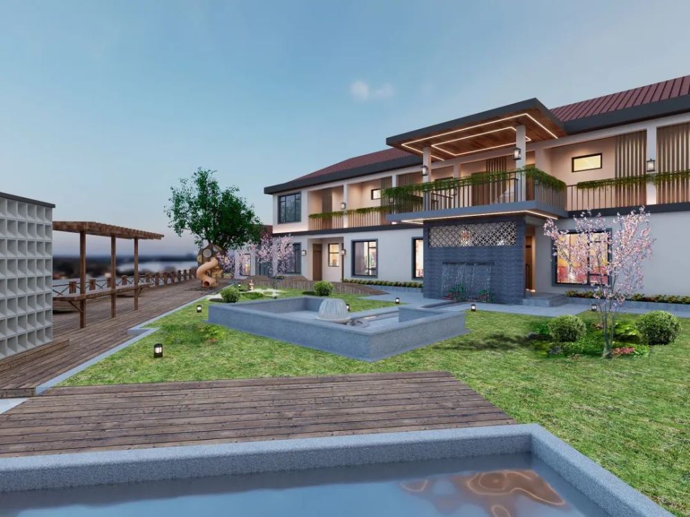 金山这家新中式风格的特色民宿预计10月投入使用还带动了