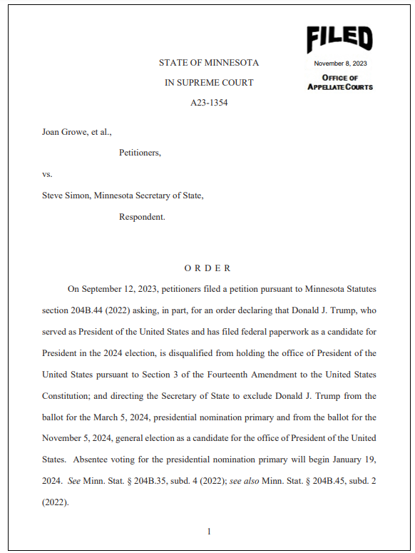 特朗普称期待最高法院对关税问题的裁决