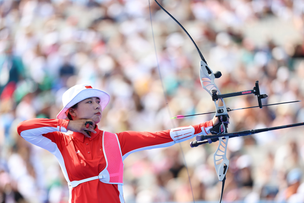 巴黎奥运会丨射箭——中国队晋级女子团体半决赛