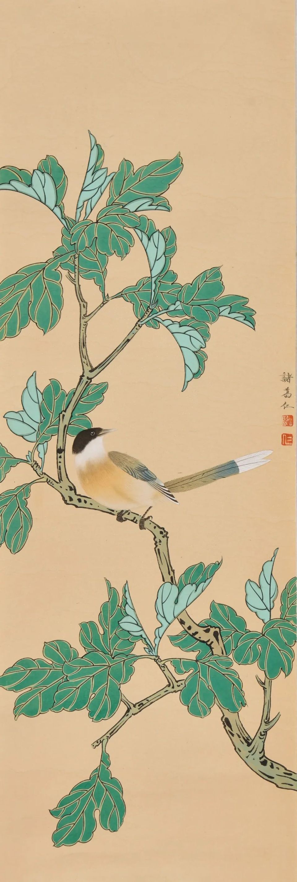 绘画实践中,本场荣宝斋在线展示的微拍作品便体现出诸葛仁的深厚功底