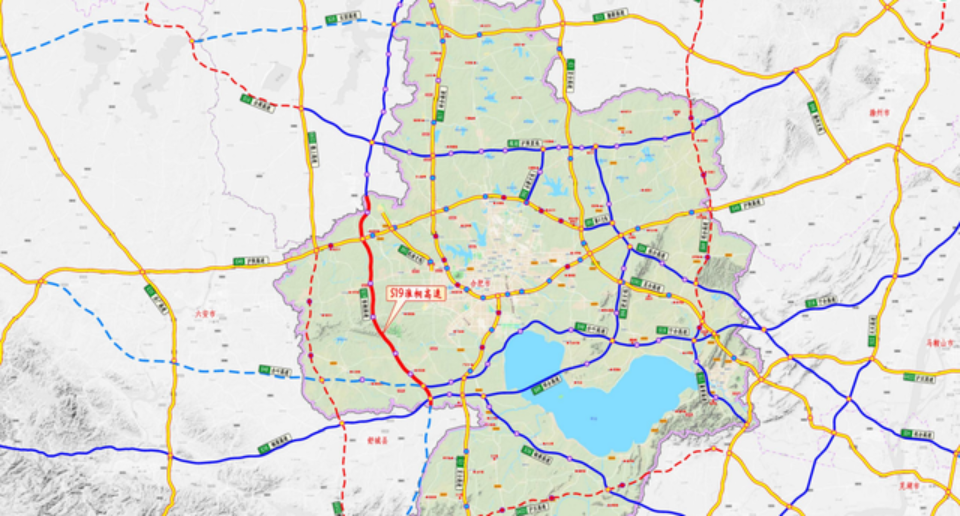 高速编号皖高速s19,本项目是《安徽省高速公路网规划修编(2020-2035年