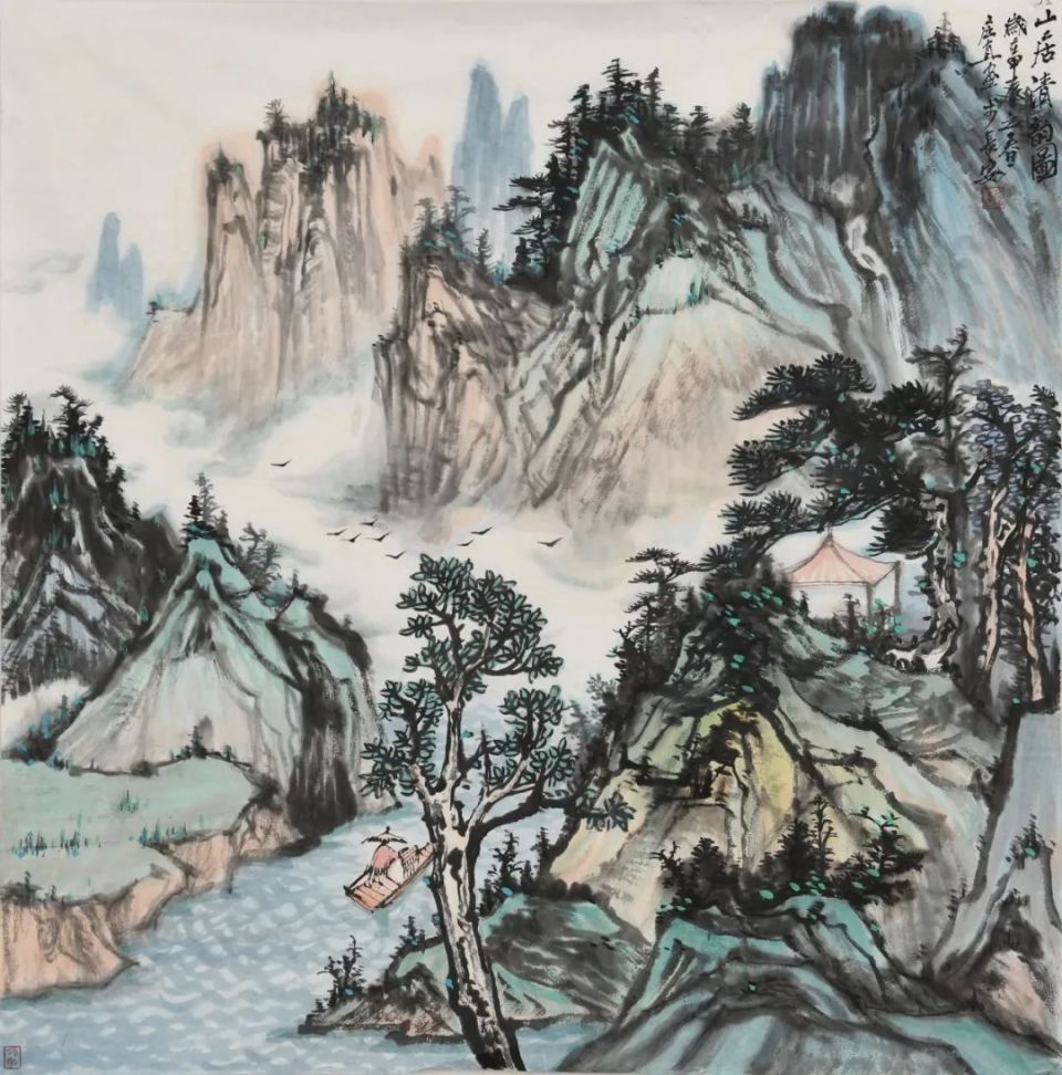 乡村振兴主题山水画的艺术价值与时代意义丨屈直