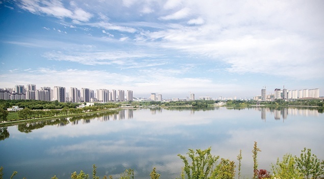 山西晋城丹河新城景如画