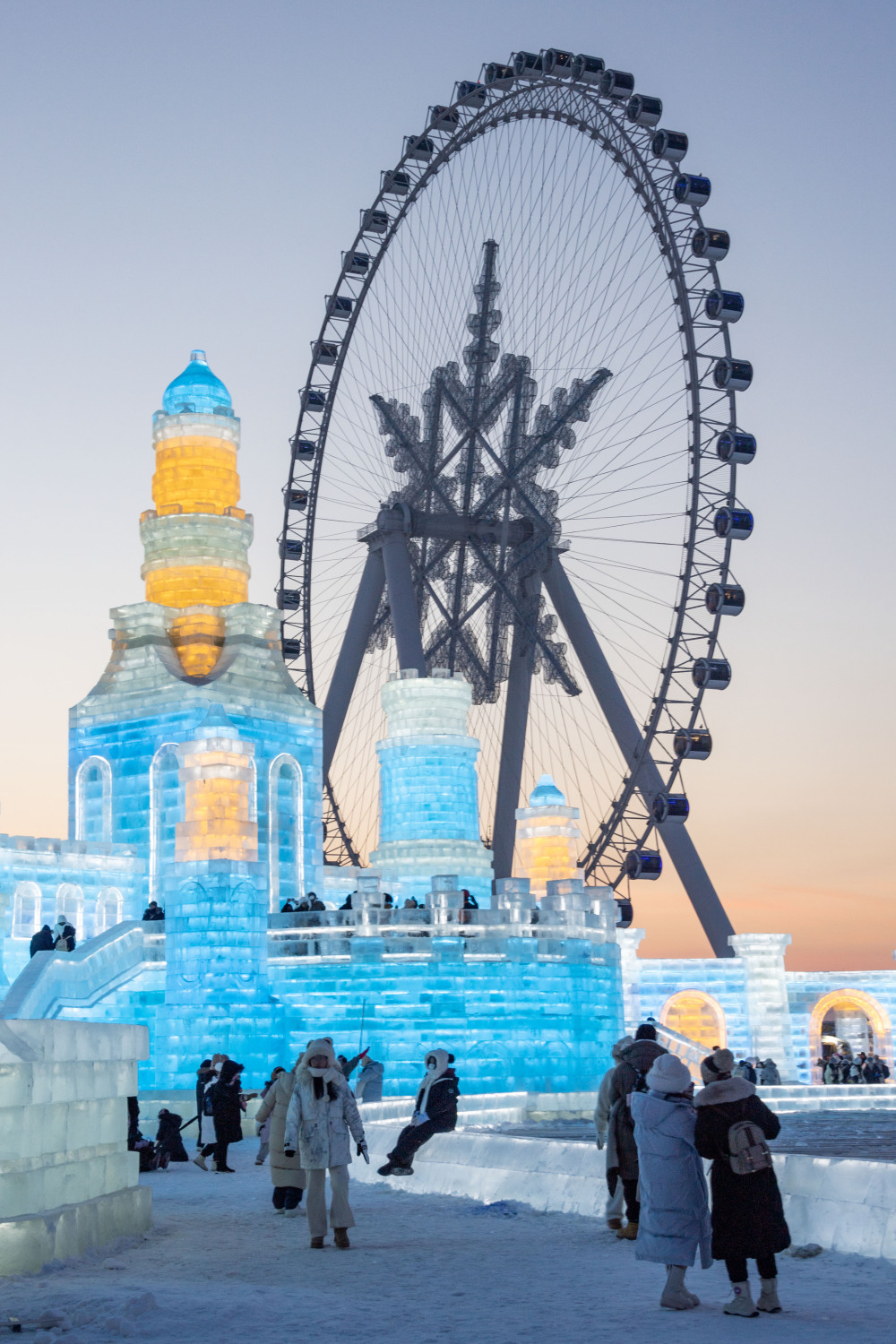 哈尔滨冰雪大世界正式开园