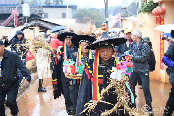 弥勒市巡检司镇举行彝族阿哲女子祭龙活动