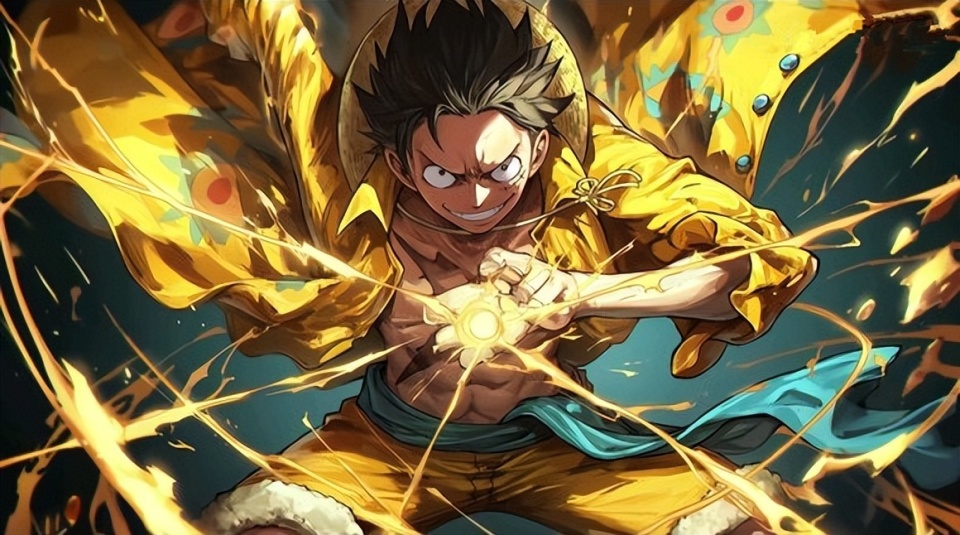 海贼王同人图,如果海贼王人物都是路飞脸,没想到青雉是最帅的