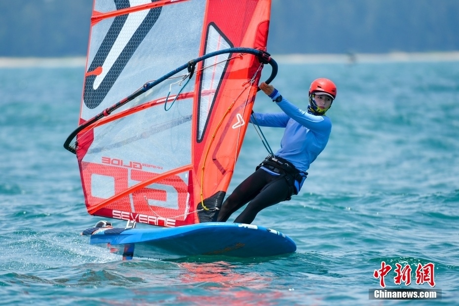 2024年全国青年风筝板和帆板锦标赛在海南博鳌开赛